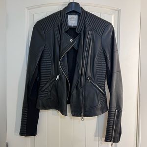 Zara faux leather jacket